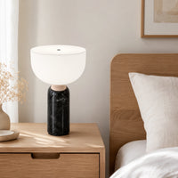Lampe de chevet Marbre noir Scandinave