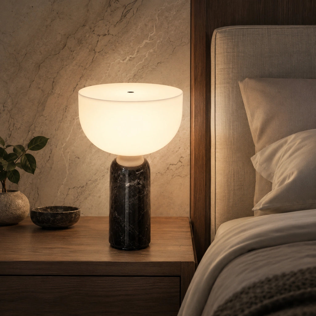 Lampe de chevet Marbre noir Scandinave