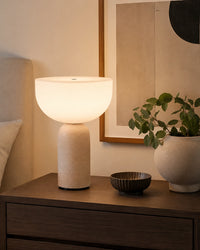 Lampe de chevet Marbre blanc Scandinave