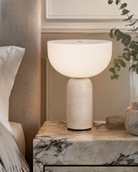 Lampe de chevet Marbre blanc Scandinave