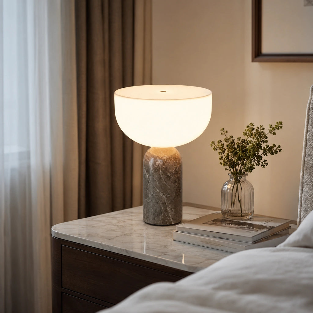 Lampe de chevet Marbre gris Scandinave
