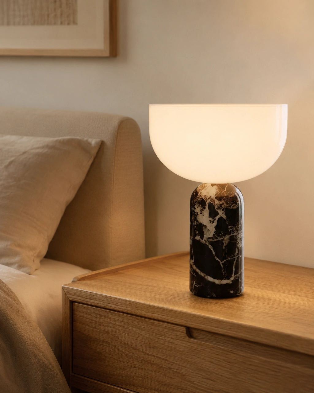 Lampe de chevet Marbre style Scandinave