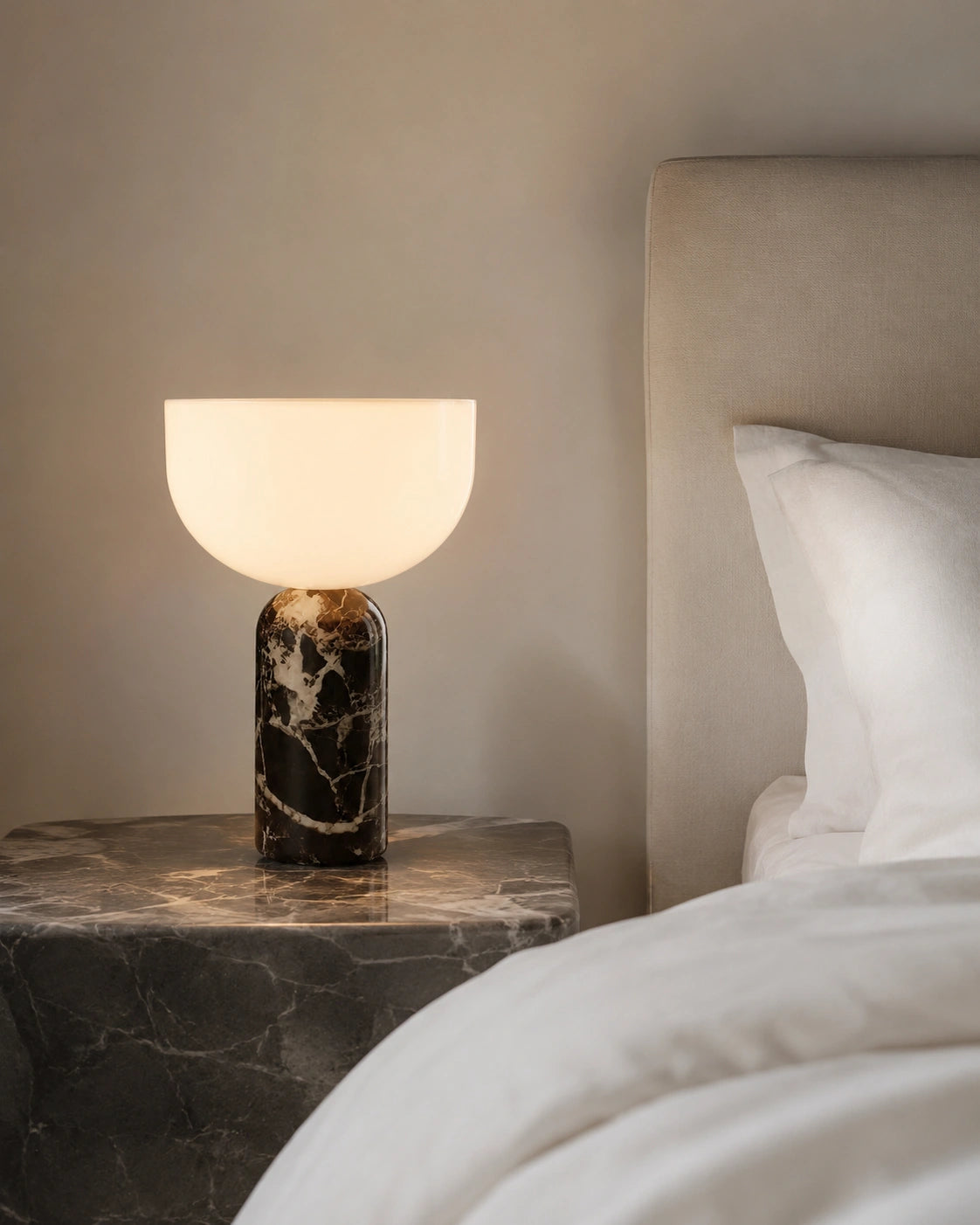 Lampe de chevet Marbre style Scandinave