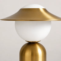 Lampe de chevet Métal Design Nordique Doré