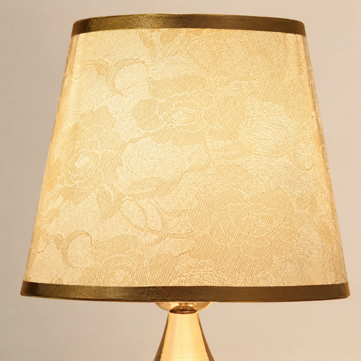 Lampe de chevet Cristal avec abat-jour Tissu