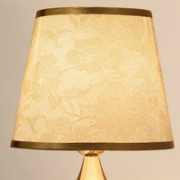 Lampe de chevet Cristal avec abat-jour Tissu