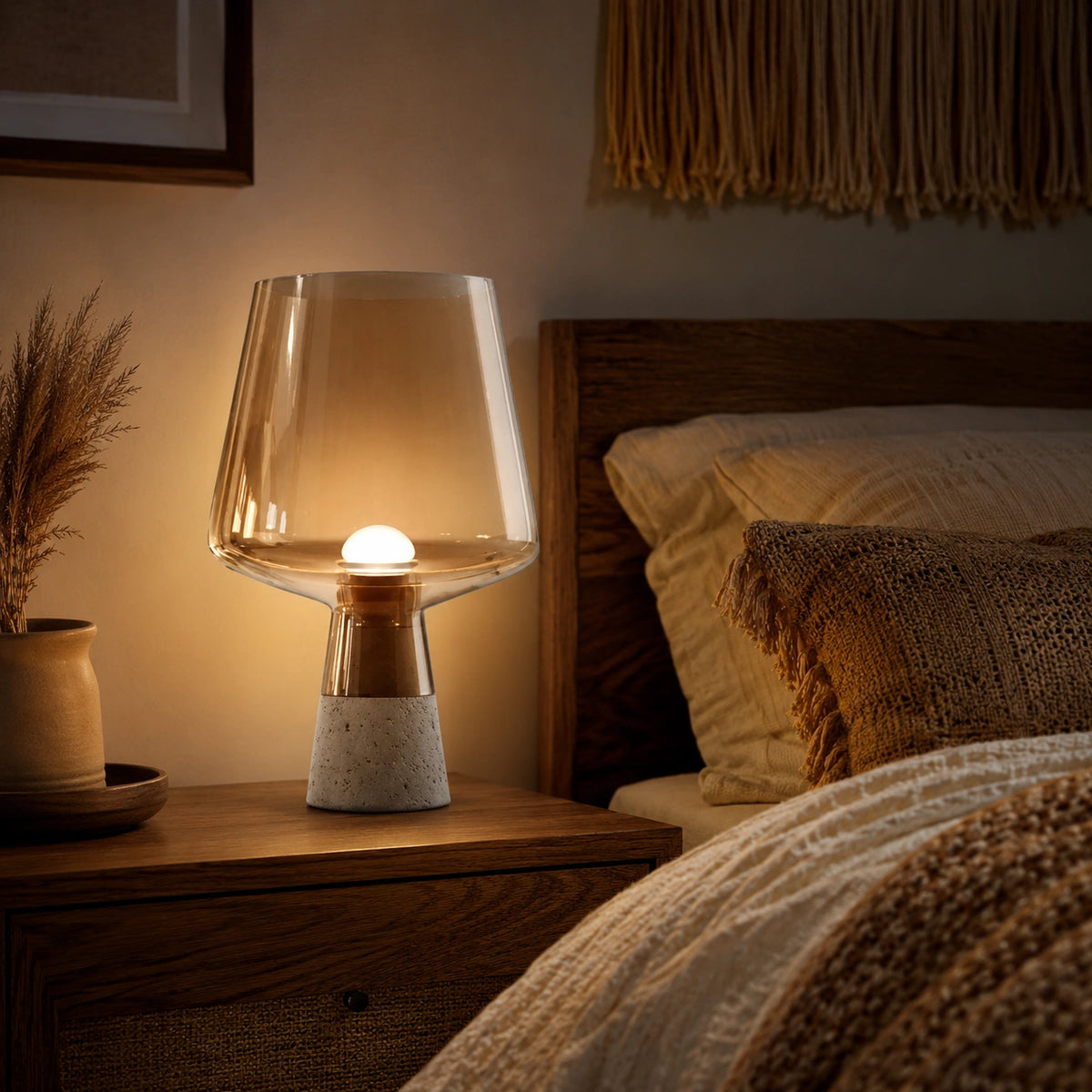 Lampe de chevet Verre Minimaliste Moderne