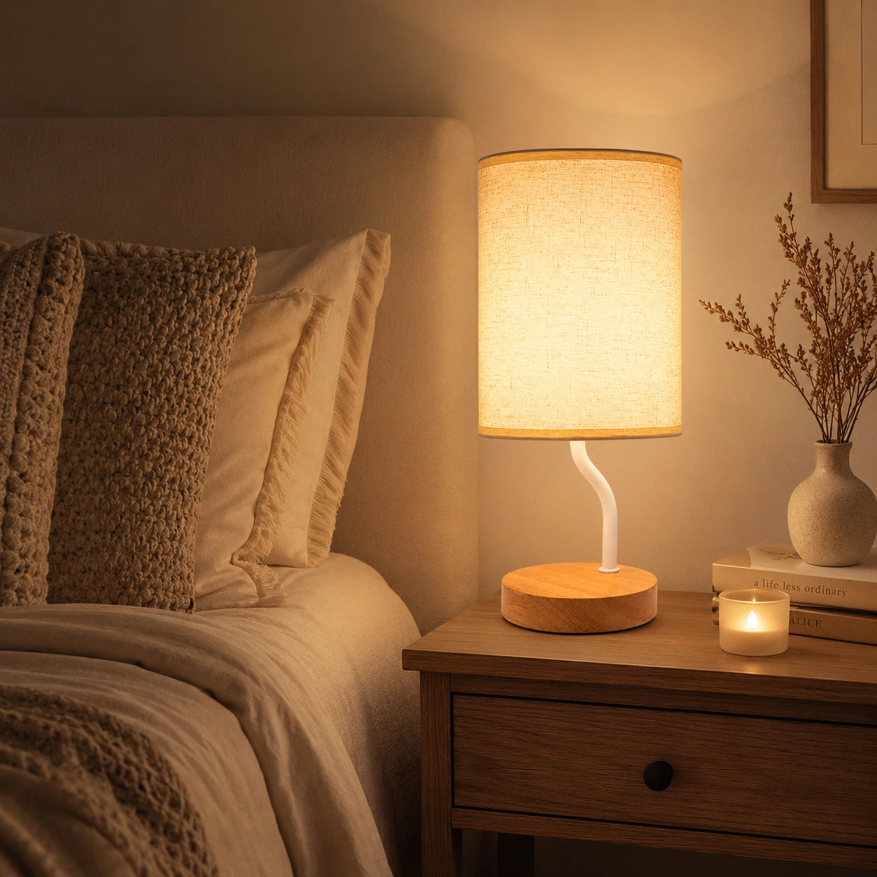 Lampe de chevet Chargeur Téléphone