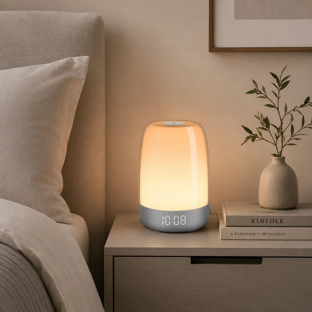 Lampe de chevet Réveil multi couleur