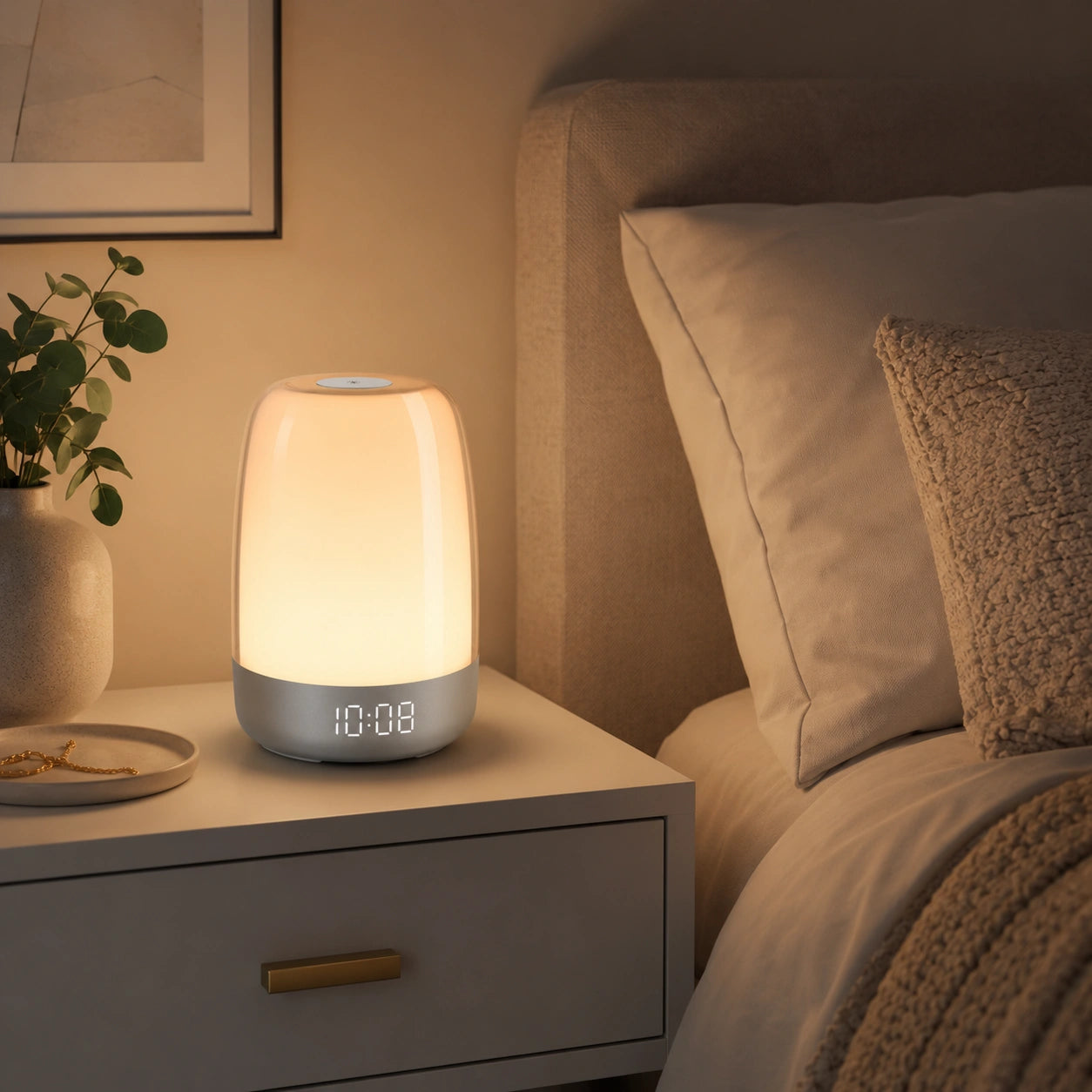 Lampe de chevet Réveil multi couleur