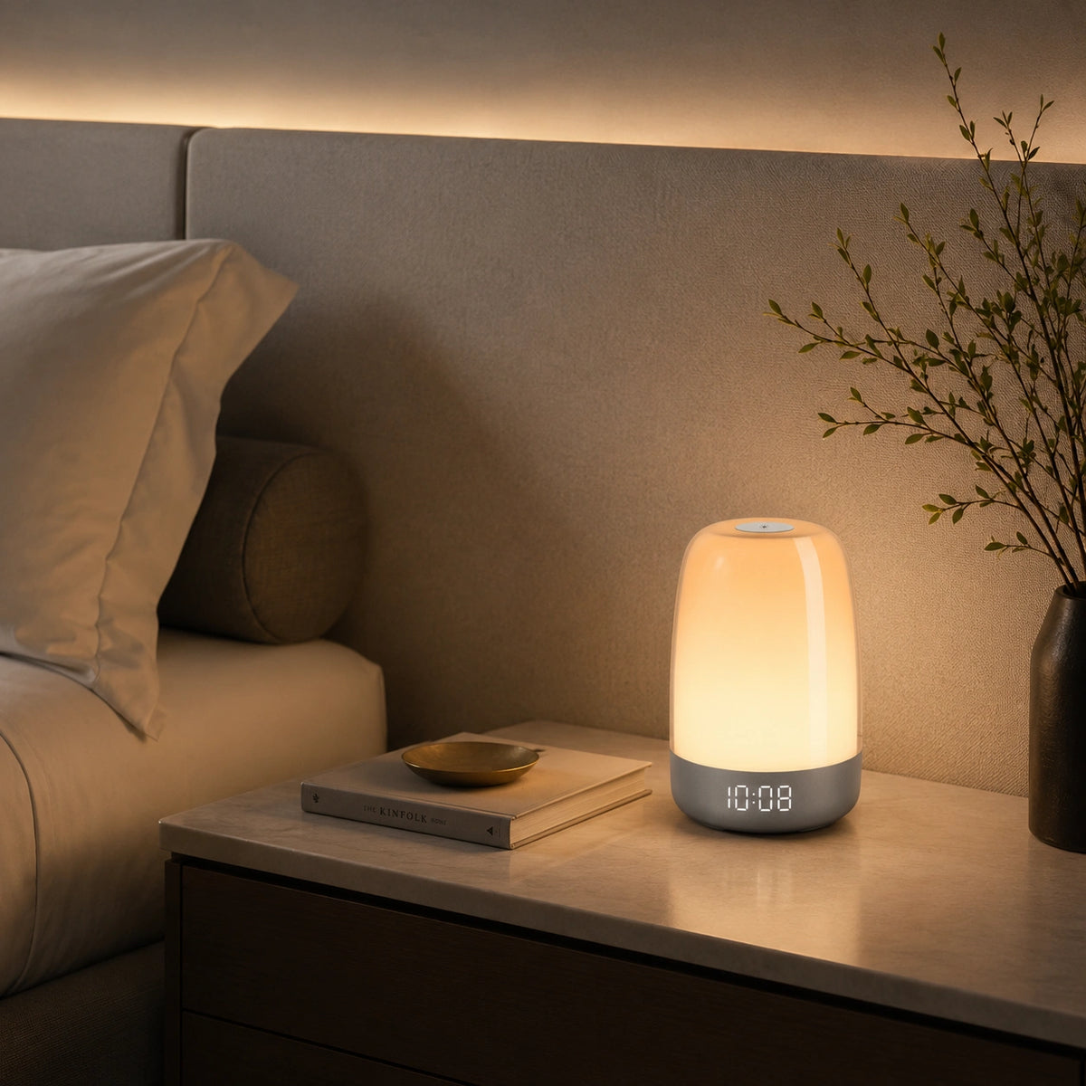 Lampe de chevet Réveil multi couleur