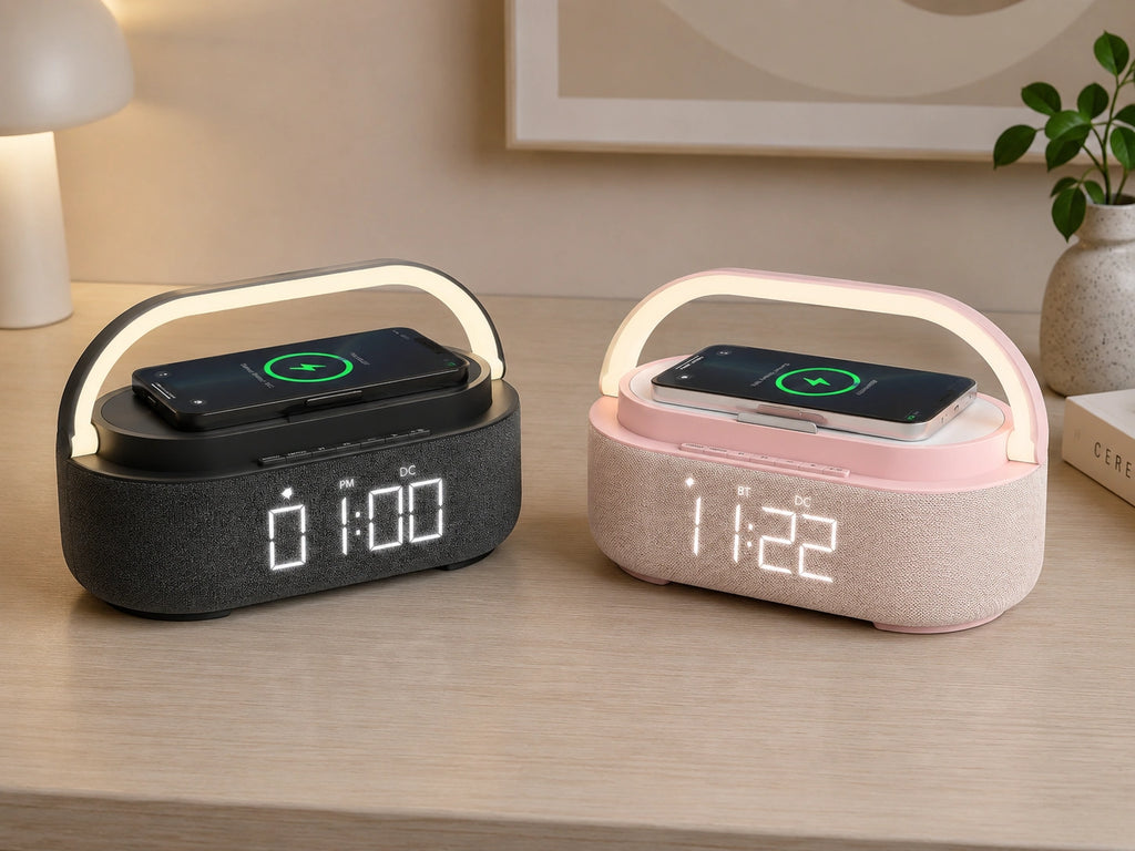 Lampe de chevet reveil Bluetooth