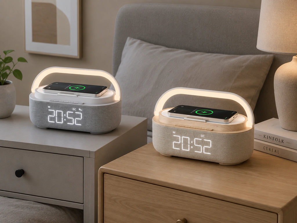 Lampe de chevet reveil Bluetooth
