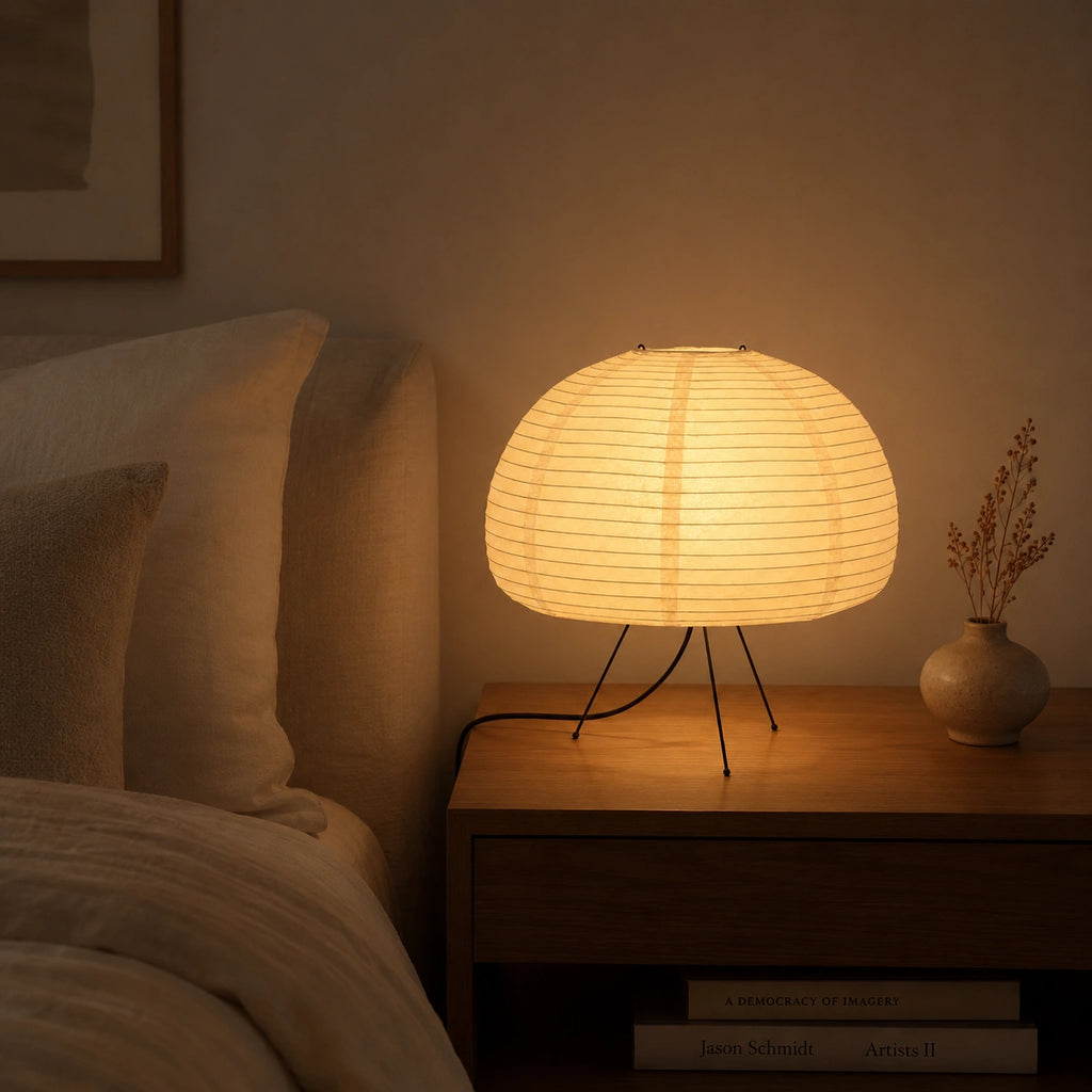 Lampe de chevet Japonaise papier