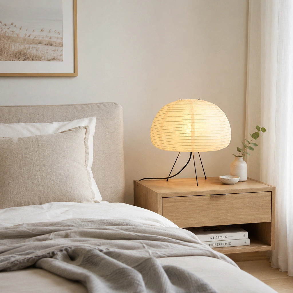 Lampe de chevet Japonaise papier