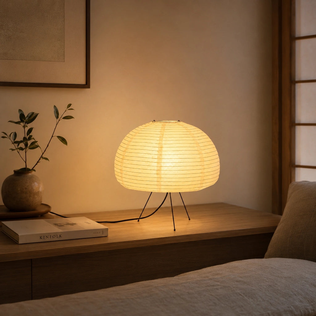 Lampe de chevet Japonaise papier