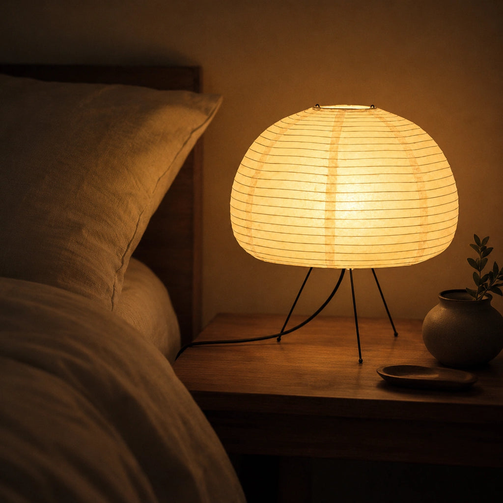 Lampe de chevet Japonaise papier