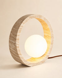Lampe de Chevet Travertin Ronde