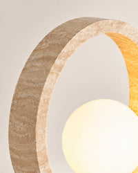 Lampe de Chevet Travertin Ronde