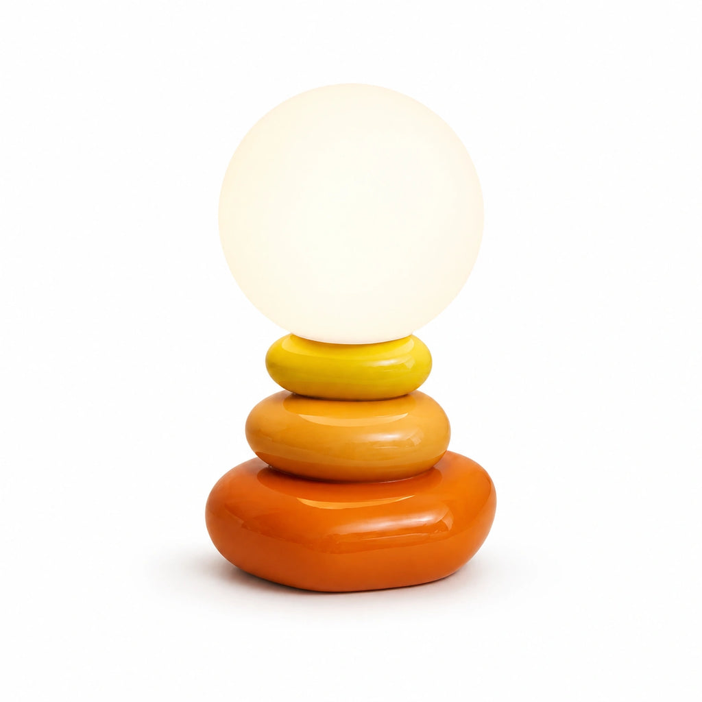 Lampe de chevet Scandinave Pierre Orange