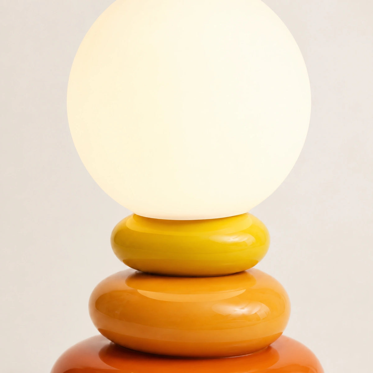 Lampe de chevet Scandinave Pierre Orange