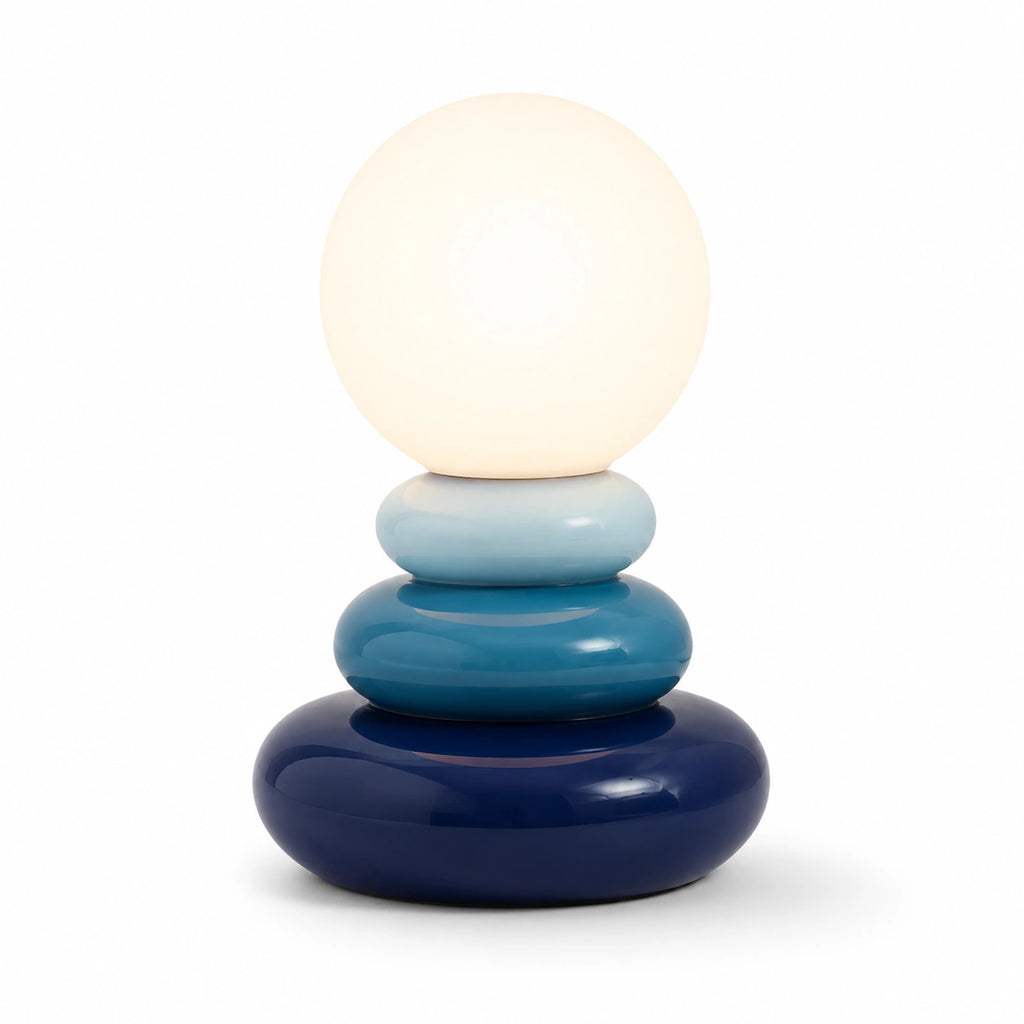 Lampe de chevet Scandinave Pierre Bleue