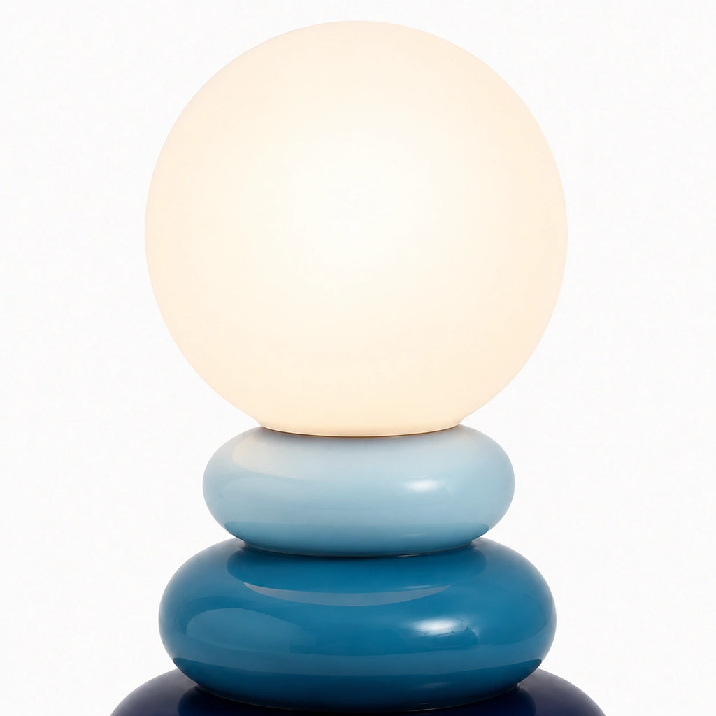 Lampe de chevet Scandinave Pierre Bleue