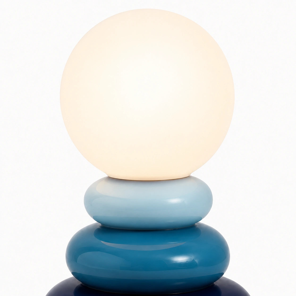 Lampe de chevet Scandinave Pierre Bleue