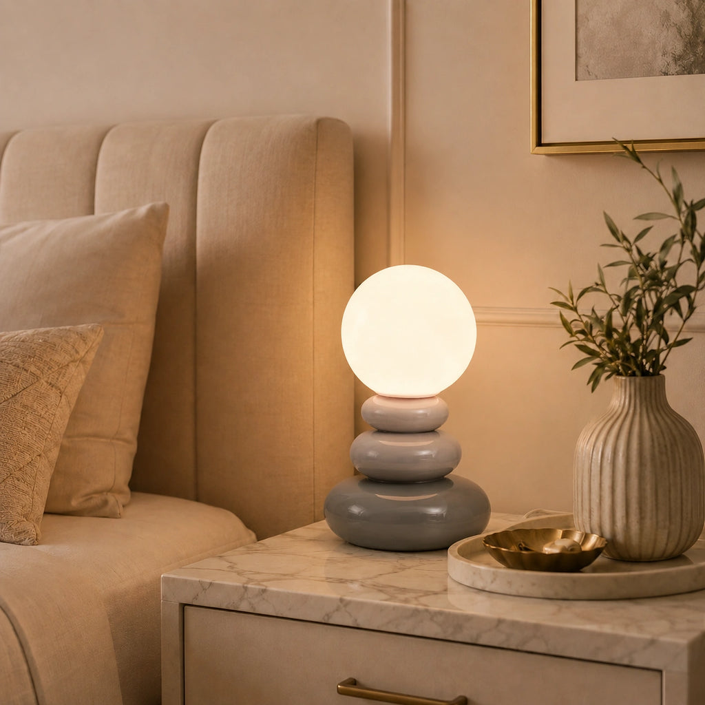 Lampe de chevet Scandinave Grise