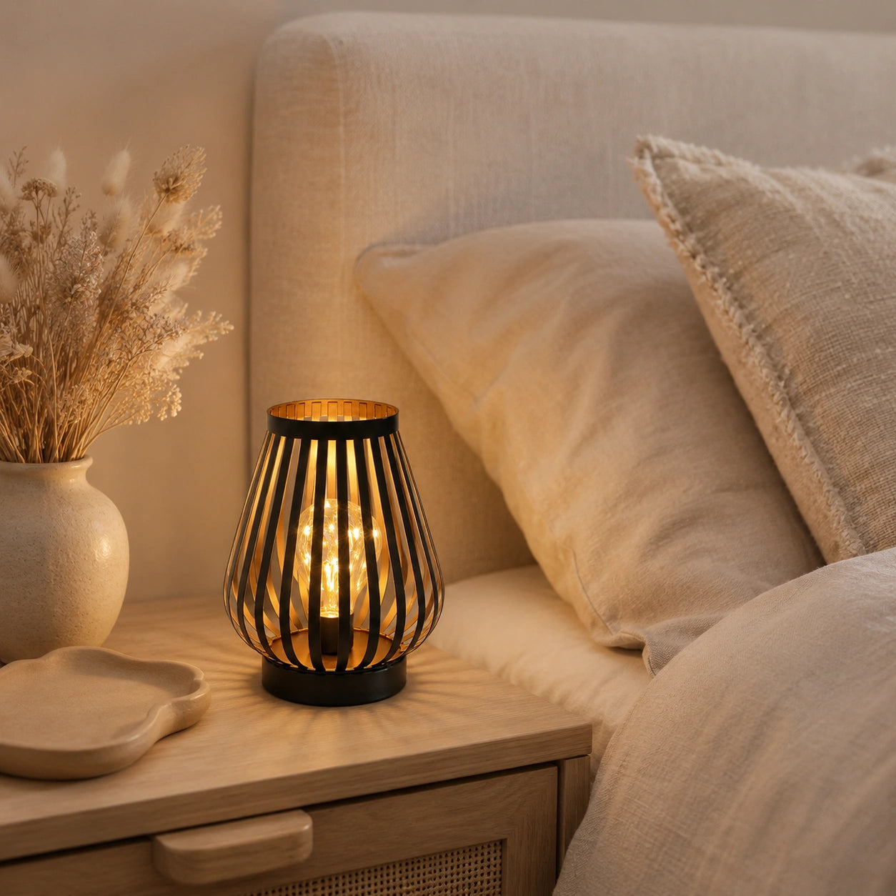 Lampe de chevet à pile sans fil