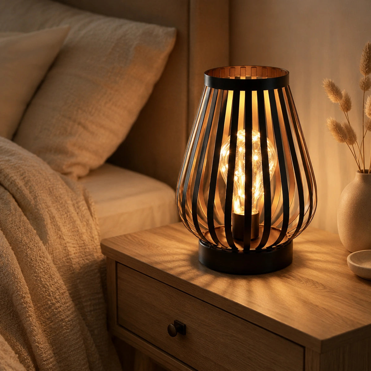 Lampe de chevet à pile sans fil