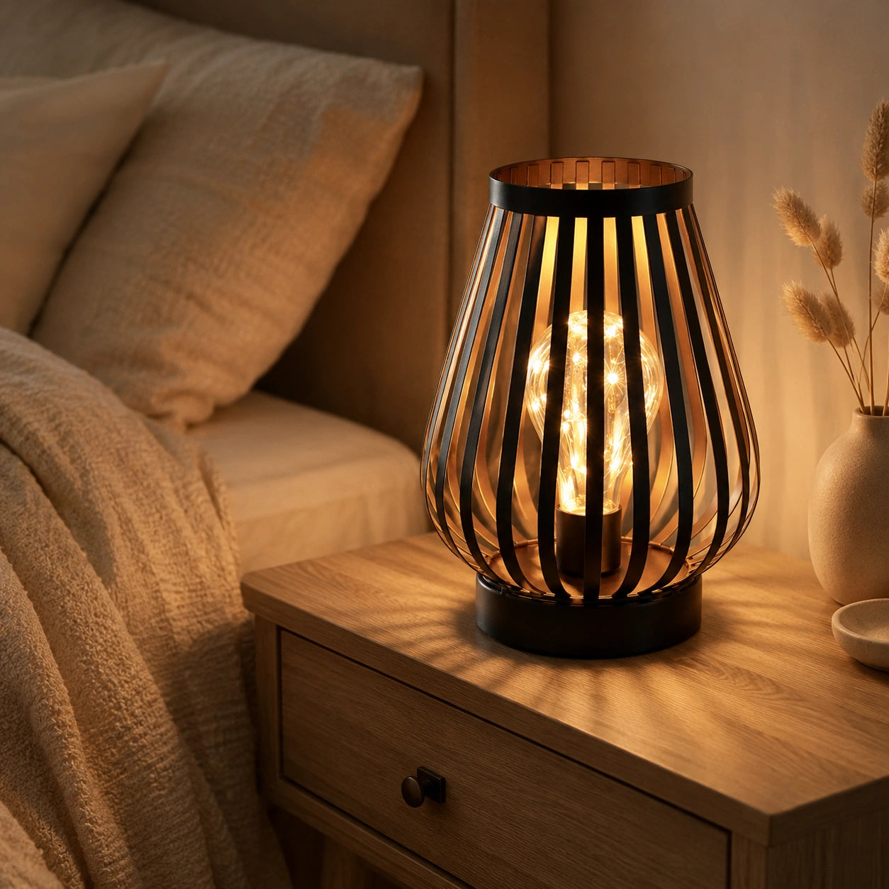 Lampe de chevet à pile sans fil