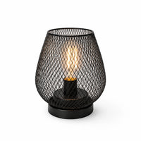 Lampe de chevet à pile style industriel