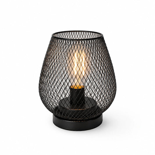 Lampe de chevet à pile style industriel