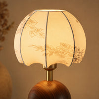 Lampe de chevet ancienne en bois
