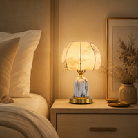 Lampe de chevet ancienne en bois
