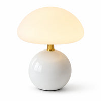 Lampe de chevet Blanche avec batterie