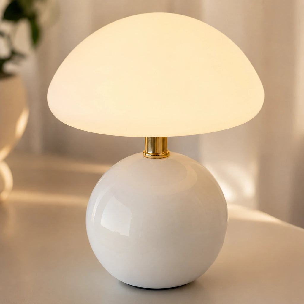 Lampe de chevet Blanche avec batterie