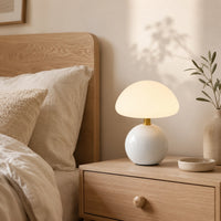 Lampe de chevet Blanche avec batterie