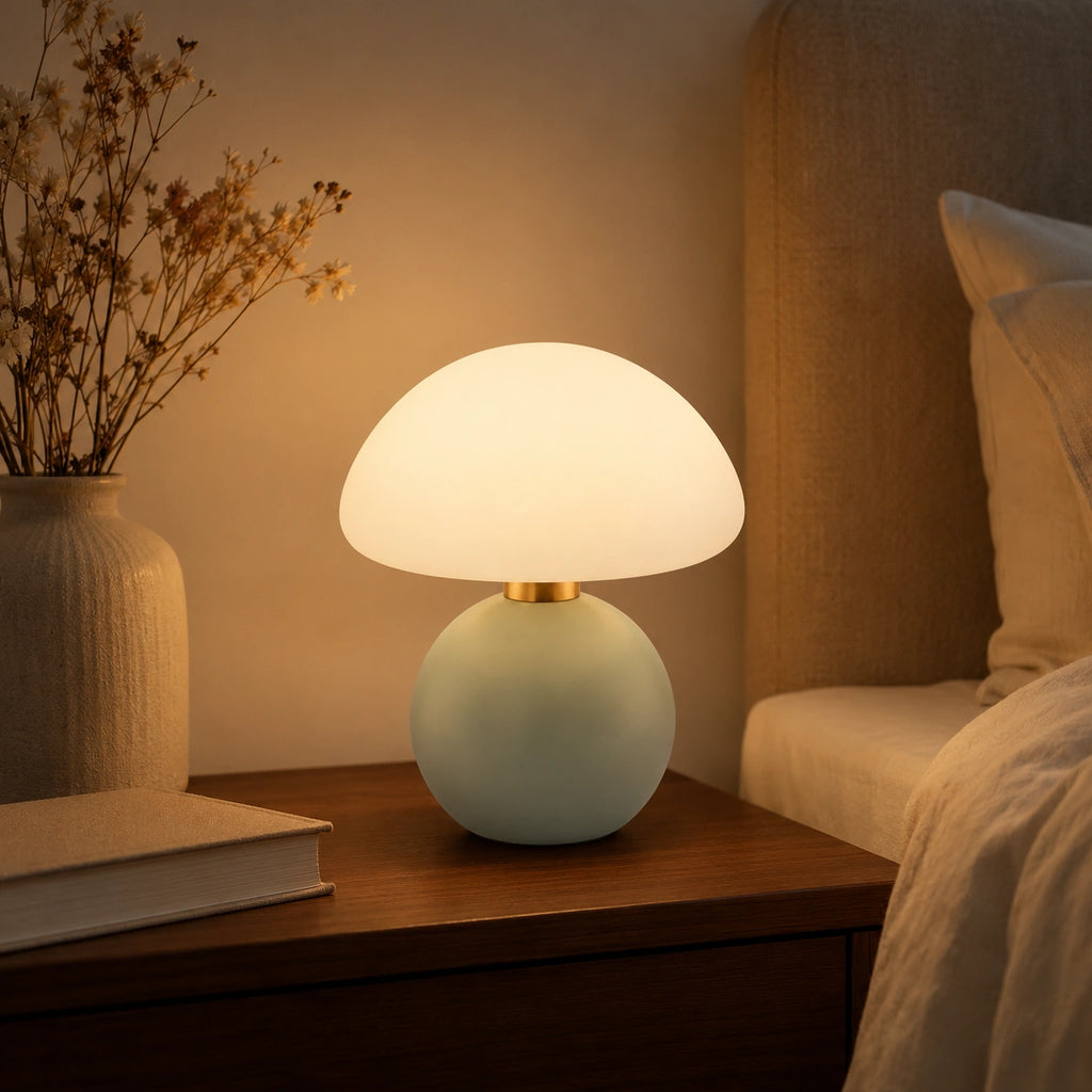 Lampe de chevet Verte avec Batterie