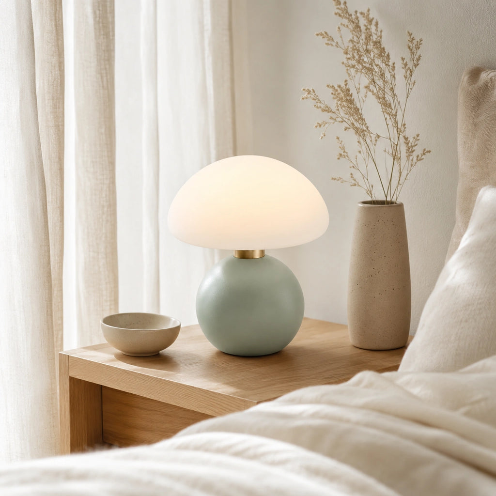 Lampe de chevet Verte avec Batterie