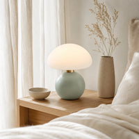 Lampe de chevet Verte avec Batterie