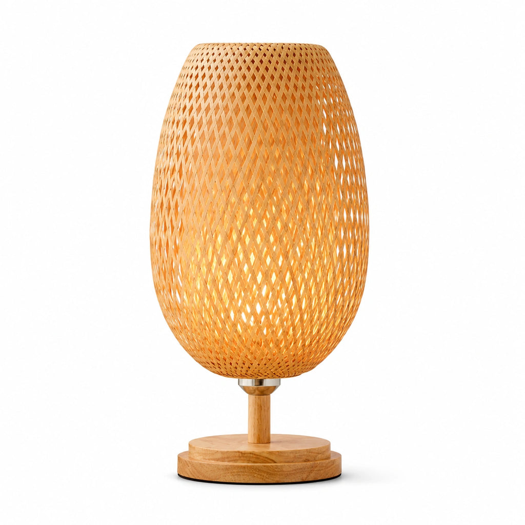 Lampe de chevet bohème bambou