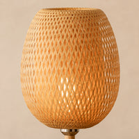 Lampe de chevet bohème bambou