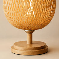 Lampe de chevet bohème bambou