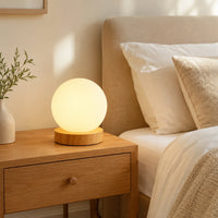 Lampe de chevet boule