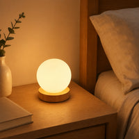 Lampe de chevet boule