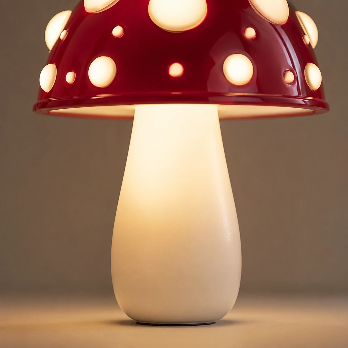 Lampe de chevet champignon Amanite