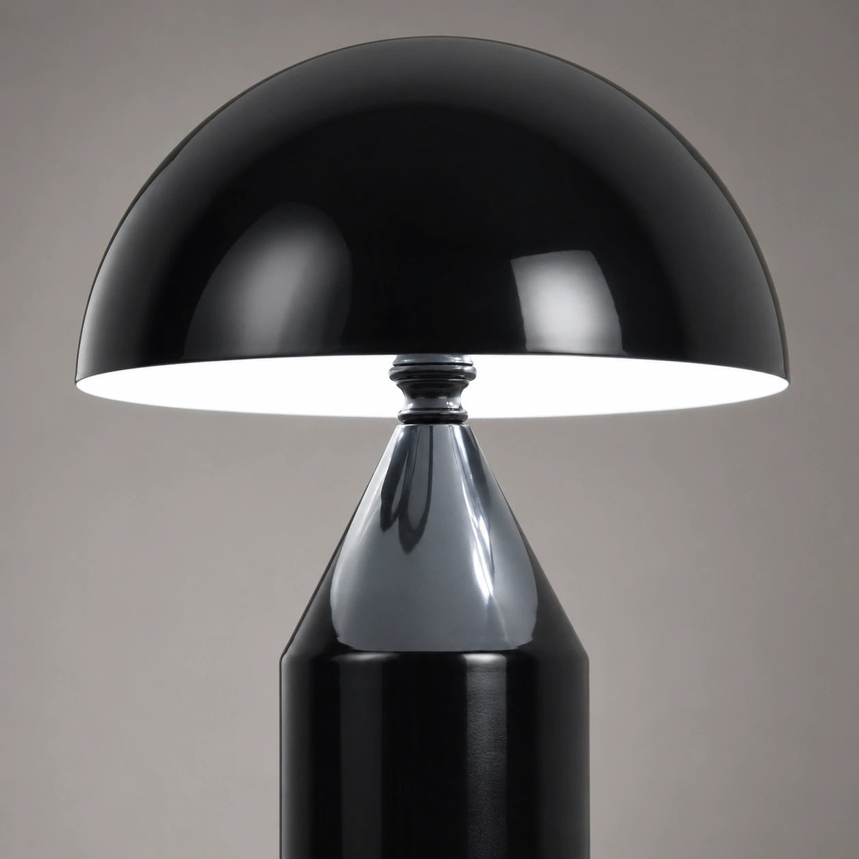 Lampe de chevet Champignon Noir
