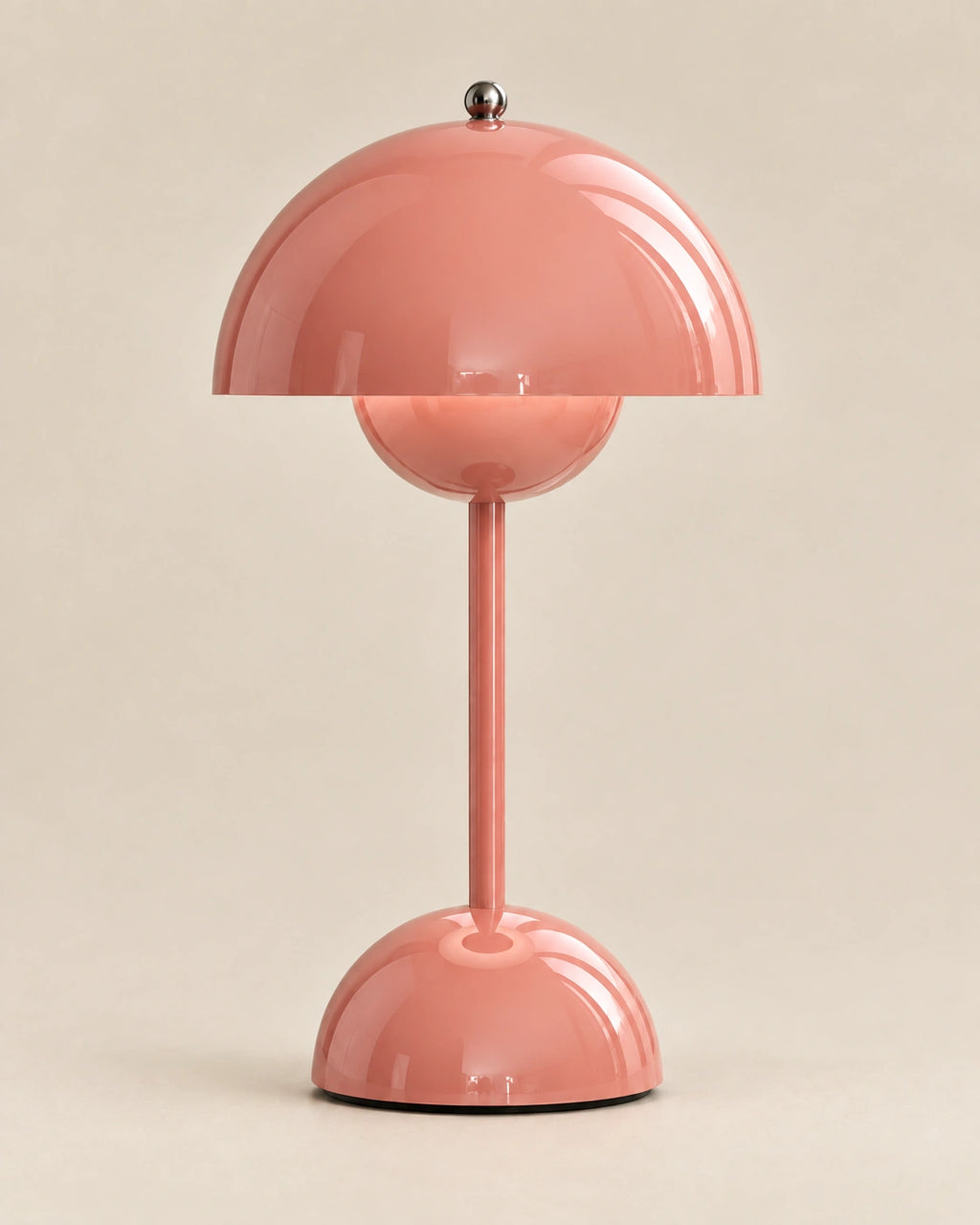 Lampe de chevet champignon tactile en métal